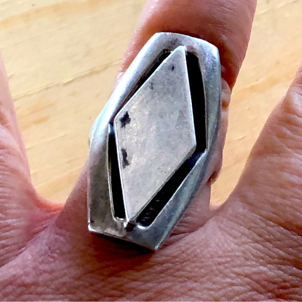 TAXCO Mexico Vintage Sterling Silver Modernist Ring